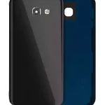 Samsung Galaxy A5 Arka İle Uyumlu Kapak Camı Kamera Lensiyle Uyumlu (A520 2017) (Servis Paketi) (Siyah)