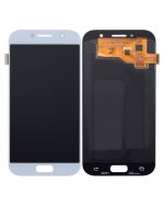 Samsung Galaxy A5 İle Uyumlu Çerçevesiz ekran Orijinal Ekranı (A520 2017) (Aftermarket Plus) (Blue Mist) - Görsel 2