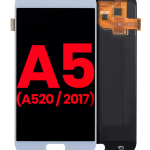 Samsung Galaxy A5 İle Uyumlu Çerçevesiz ekran Orijinal Ekranı (A520 2017) (Aftermarket Plus) (Blue Mist)