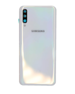 Samsung Galaxy A50 Arka İle Uyumlu Kapak Camı Kamera Lensiyle Uyumlu (A505 2019) (Servis Paketi) (Beyaz) - Görsel 2