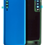 Samsung Galaxy A50 Arka İle Uyumlu Kapak Camı Kamera Lensiyle Uyumlu (A505 2019) (Servis Paketi) (Mavi)