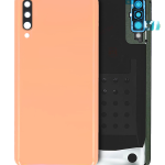 Samsung Galaxy A50 Arka İle Uyumlu Kapak Camı Kamera Lensiyle Uyumlu (A505 /2019) (Servis Paketi) (Turuncu)