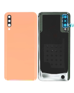 Samsung Galaxy A50 Arka İle Uyumlu Kapak Camı Kamera Lensiyle Uyumlu (A505 /2019) (Servis Paketi) (Turuncu) - Görsel 5