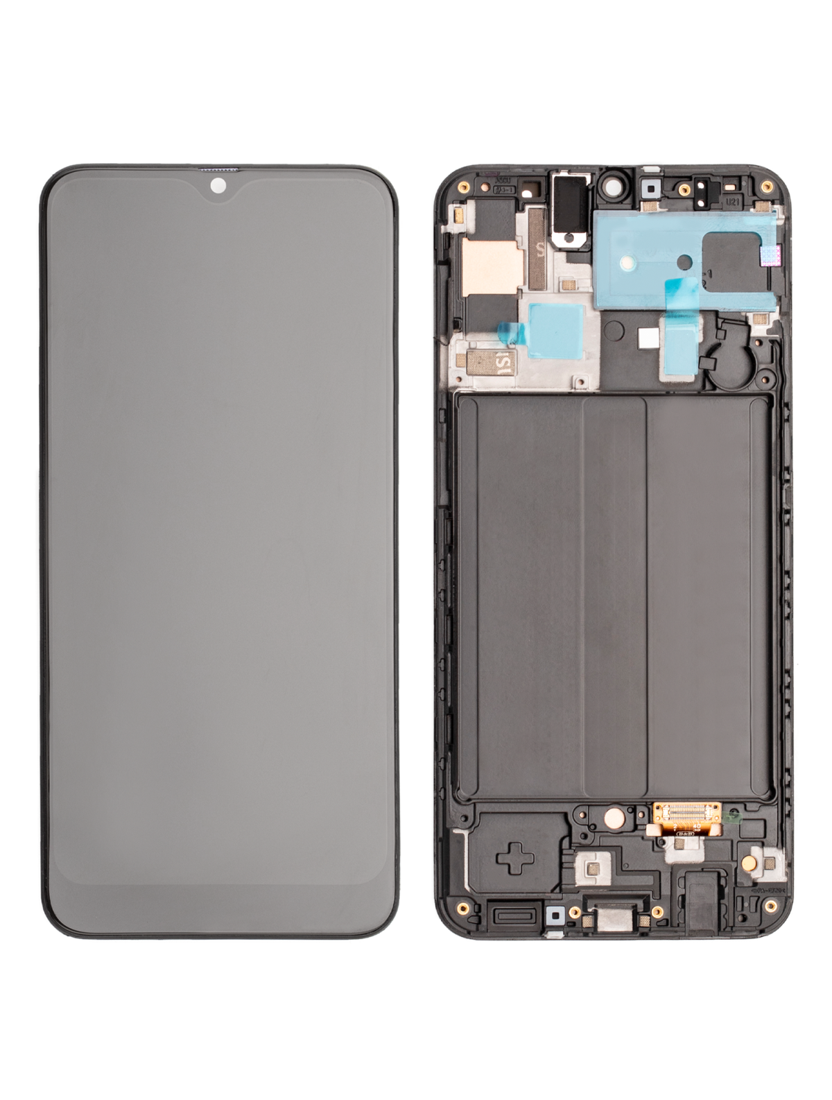 Samsung Galaxy A50 İle Uyumlu (A505 2019) (ABD Sürümü) (Tüm Renkler) Çerçeveli ekran Orijinal Ekranı - Görsel 3