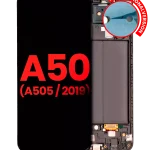 Samsung Galaxy A50 İle Uyumlu (A505 2019) (Uluslararası Sürüm) (Tüm Renkler) Çerçeveli ekran Orijinal Ekranı