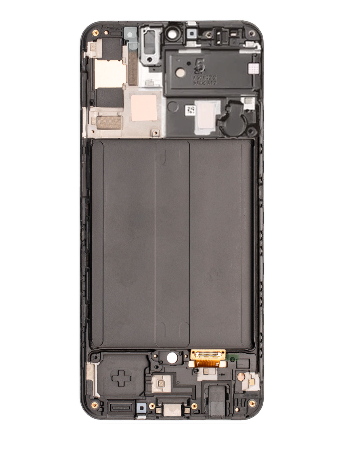 Samsung Galaxy A50 İle Uyumlu (A505 2019) (Uluslararası Sürüm) (Tüm Renkler) Çerçeveli ekran Orijinal Ekranı - Görsel 5