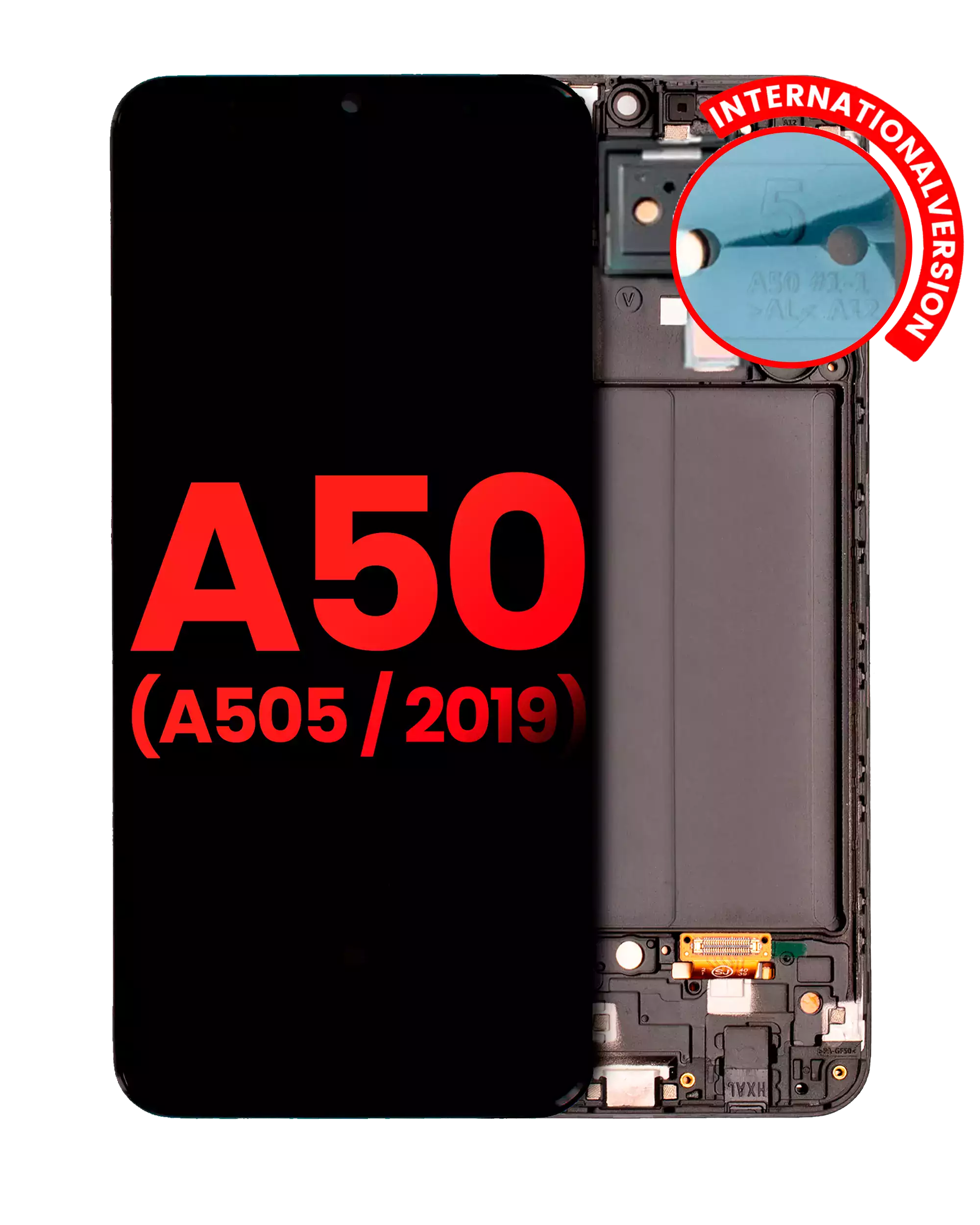 Samsung Galaxy A50 İle Uyumlu (A505 2019) (Uluslararası Sürüm) (Tüm Renkler) Çerçeveli ekran Orijinal Ekranı Samsung Galaxy A50 İle Uyumlu (A505 2019) (Uluslararası Sürüm) (Tüm Renkler) Çerçeveli ekran Orijinal Ekranı