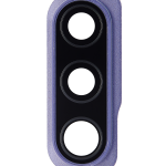 Samsung Galaxy A50 İle Uyumlu Arka Kamera Cam Mercek Ve Kapak Çerçevesi S (A507 2019) (Prism Crush Violet)
