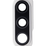 Samsung Galaxy A50 İle Uyumlu Arka Kamera Cam Mercek Ve Kapak Çerçevesi S (A507 2019) (Prizma Crush Beyaz)