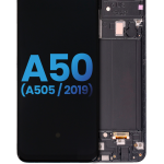 Samsung Galaxy A50 İle Uyumlu Çerçeveli ekran LCD Ekranı (Parmak İzi Sensörü Olmadan) (A505 2019) (ABD Sürümü) (Yan Sanayi: Incell) (Tüm Renkler)