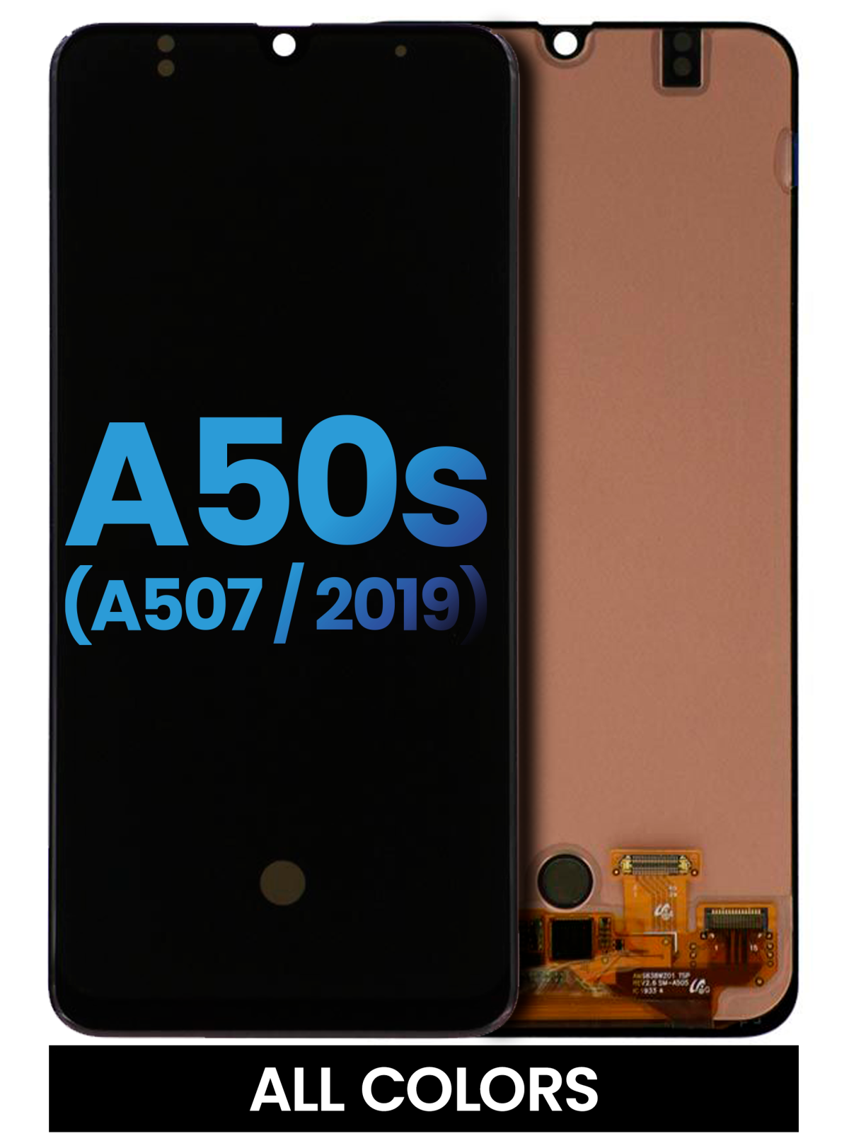 Samsung Galaxy A50s İle Uyumlu Çerçevesiz ekran LCD Ekranı (A507 2019) (Yan Pazar: Incell) (Tüm Renkler) - Görsel 5