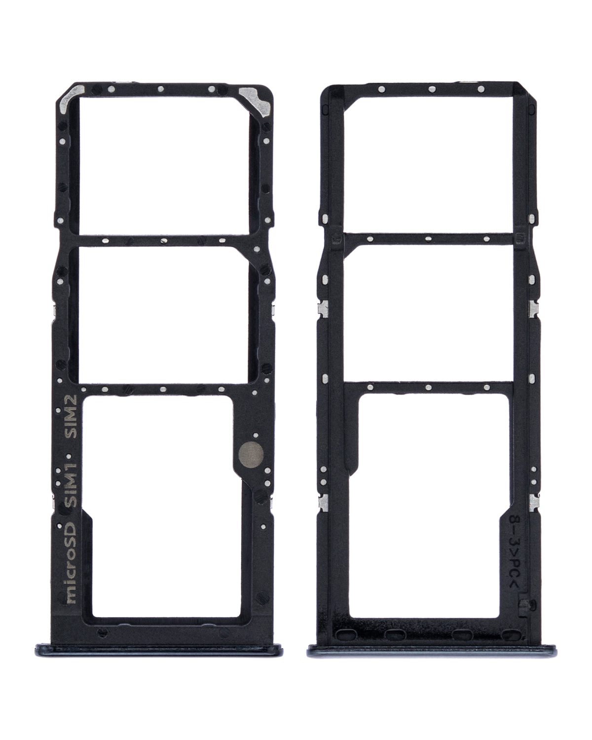 Samsung Galaxy A50 İle Uyumlu Çift Sim Kart Tepsisi S (A507 2019) (Prism Crush Siyah) - Görsel 2