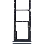 Samsung Galaxy A50 İle Uyumlu Çift Sim Kart Tepsisi S (A507 2019) (Prism Crush Siyah)