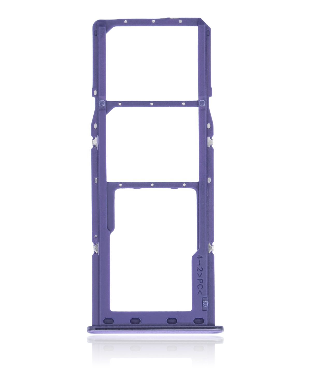 Samsung Galaxy A50 İle Uyumlu Çift Sim Kart Tepsisi S (A507 2019) (Prism Crush Violet) - Görsel 3