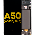 Samsung Galaxy A50 İle Uyumlu İçin Çerçeveli ekran (A505F 2019) Orijinal (Tüm Renkler)  Orijinal Ekranı