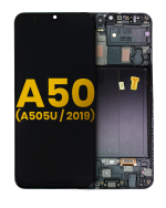Samsung Galaxy A50 İle Uyumlu İçin Çerçeveli ekran (A505U 2019) Orijinal (Tüm Renkler)  Orijinal Ekranı