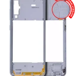 Samsung Galaxy A50 İle Uyumlu  Orta Çerçeve Kasası (A505 2019) (Uluslararası Sürüm) (Beyaz)