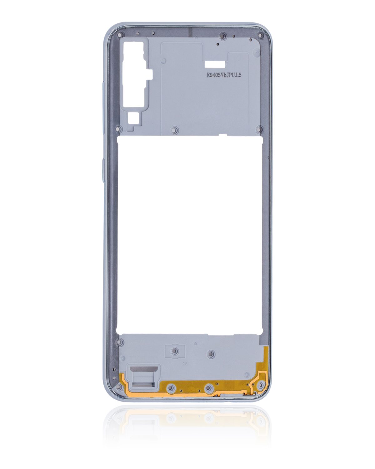 Samsung Galaxy A50 İle Uyumlu  Orta Çerçeve Kasası (A505 2019) (Uluslararası Sürüm) (Beyaz) - Görsel 3