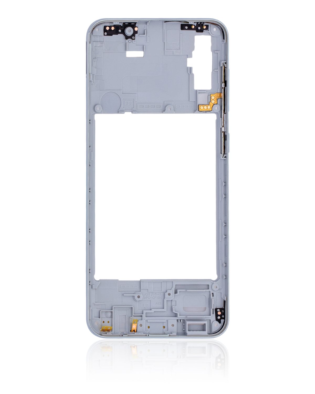 Samsung Galaxy A50 İle Uyumlu  Orta Çerçeve Kasası (A505 2019) (Uluslararası Sürüm) (Beyaz) - Görsel 4
