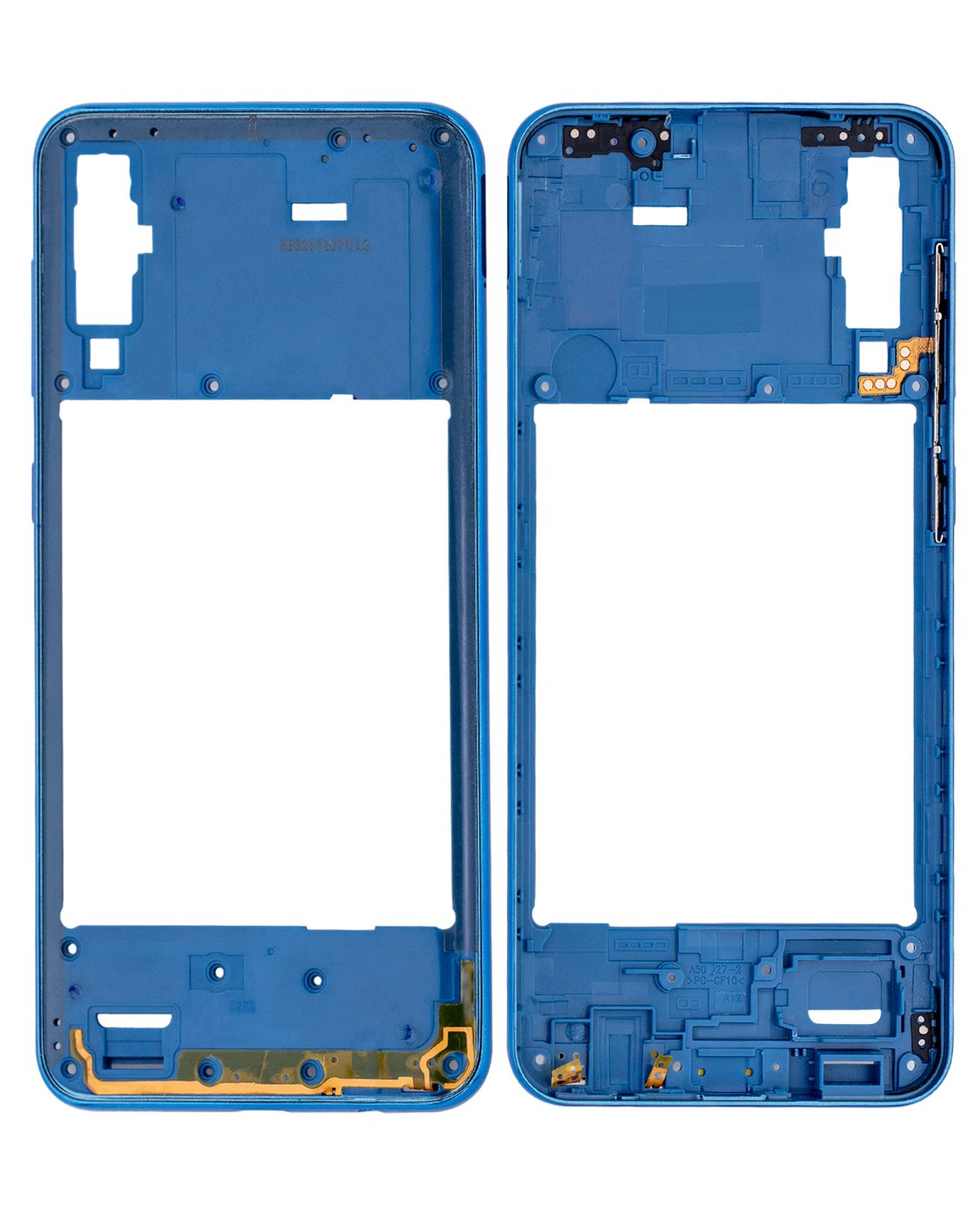 Samsung Galaxy A50 İle Uyumlu  Orta Çerçeve Kasası (A505 2019) (Uluslararası Sürüm) (Mavi) - Görsel 2