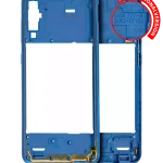 Samsung Galaxy A50 İle Uyumlu  Orta Çerçeve Kasası (A505 2019) (Uluslararası Sürüm) (Mavi)