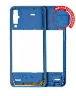 Samsung Galaxy A50 İle Uyumlu  Orta Çerçeve Kasası (A505 2019) (Uluslararası Sürüm) (Mavi)