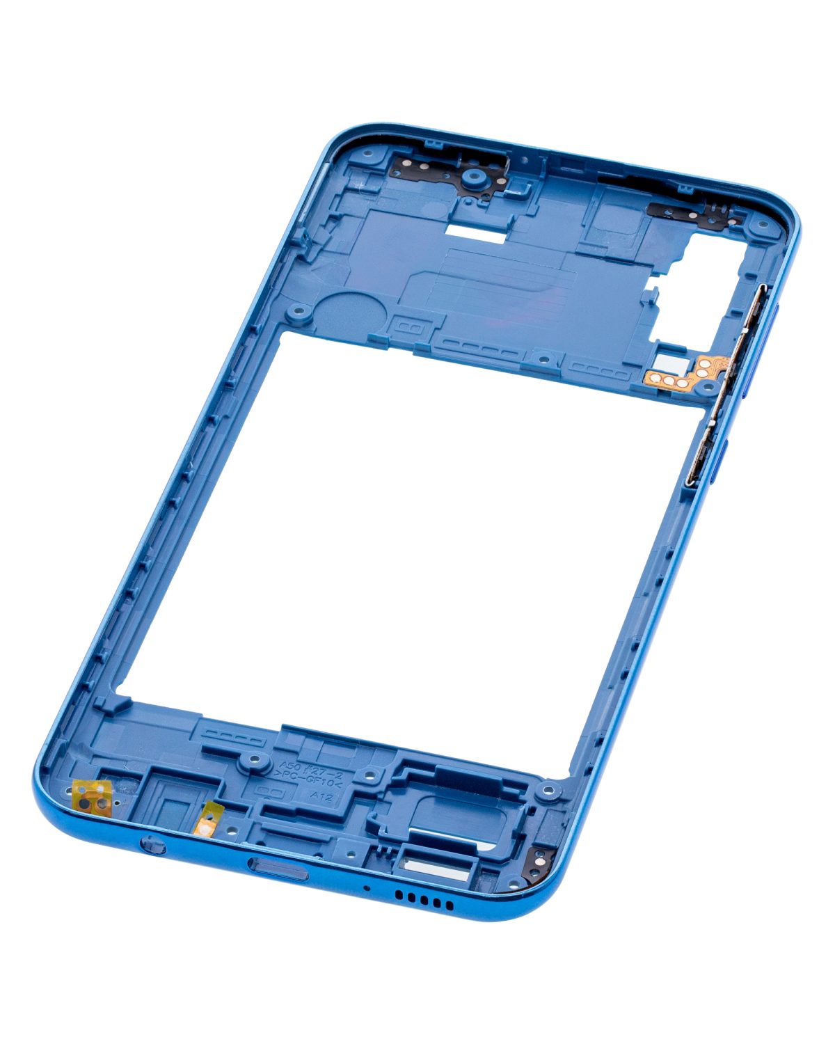 Samsung Galaxy A50 İle Uyumlu  Orta Çerçeve Kasası (A505 2019) (Uluslararası Sürüm) (Mavi) - Görsel 5