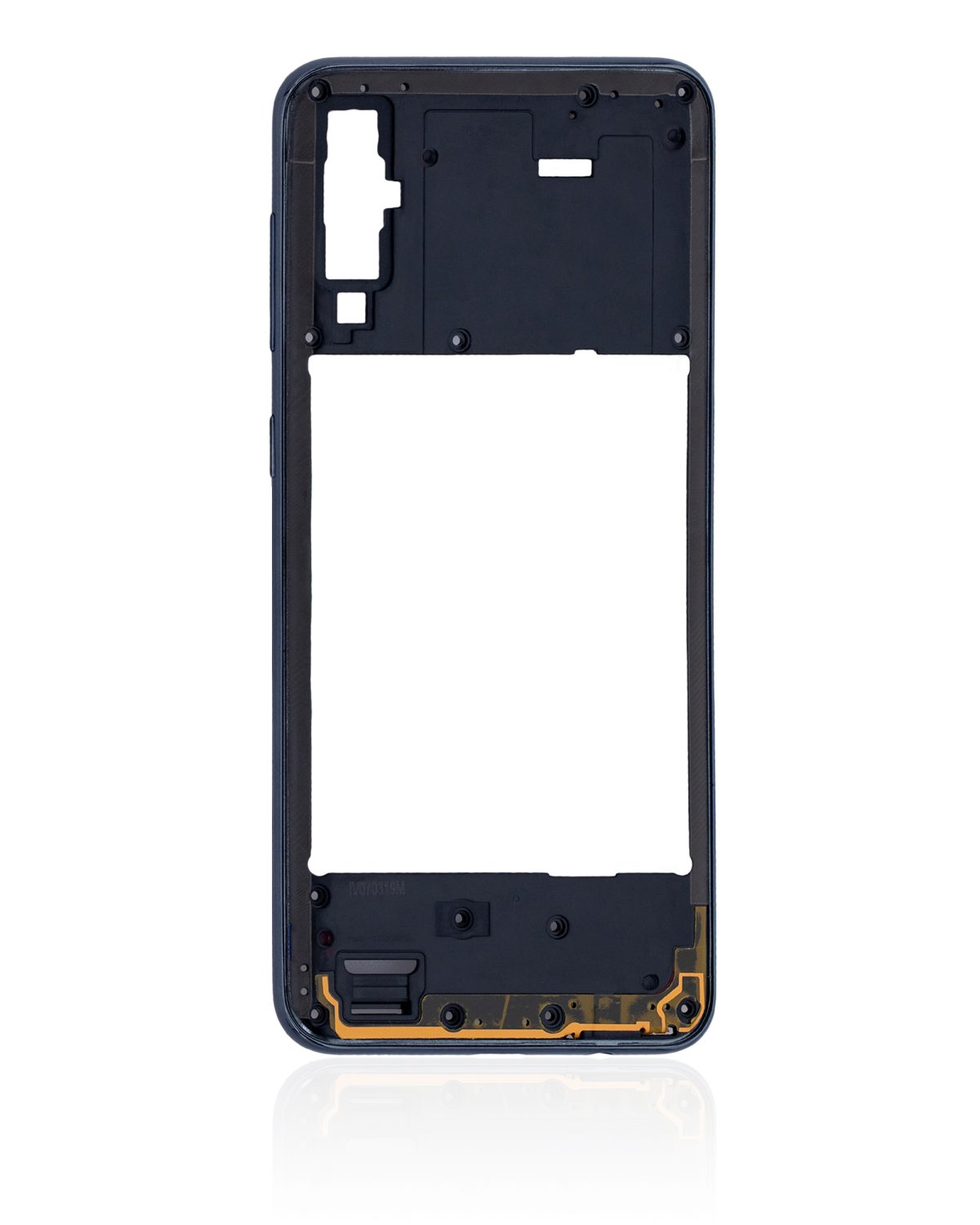 Samsung Galaxy A50 İle Uyumlu  Orta Çerçeve Kasası (A505 2019) (Uluslararası Sürüm) (Siyah) - Görsel 3
