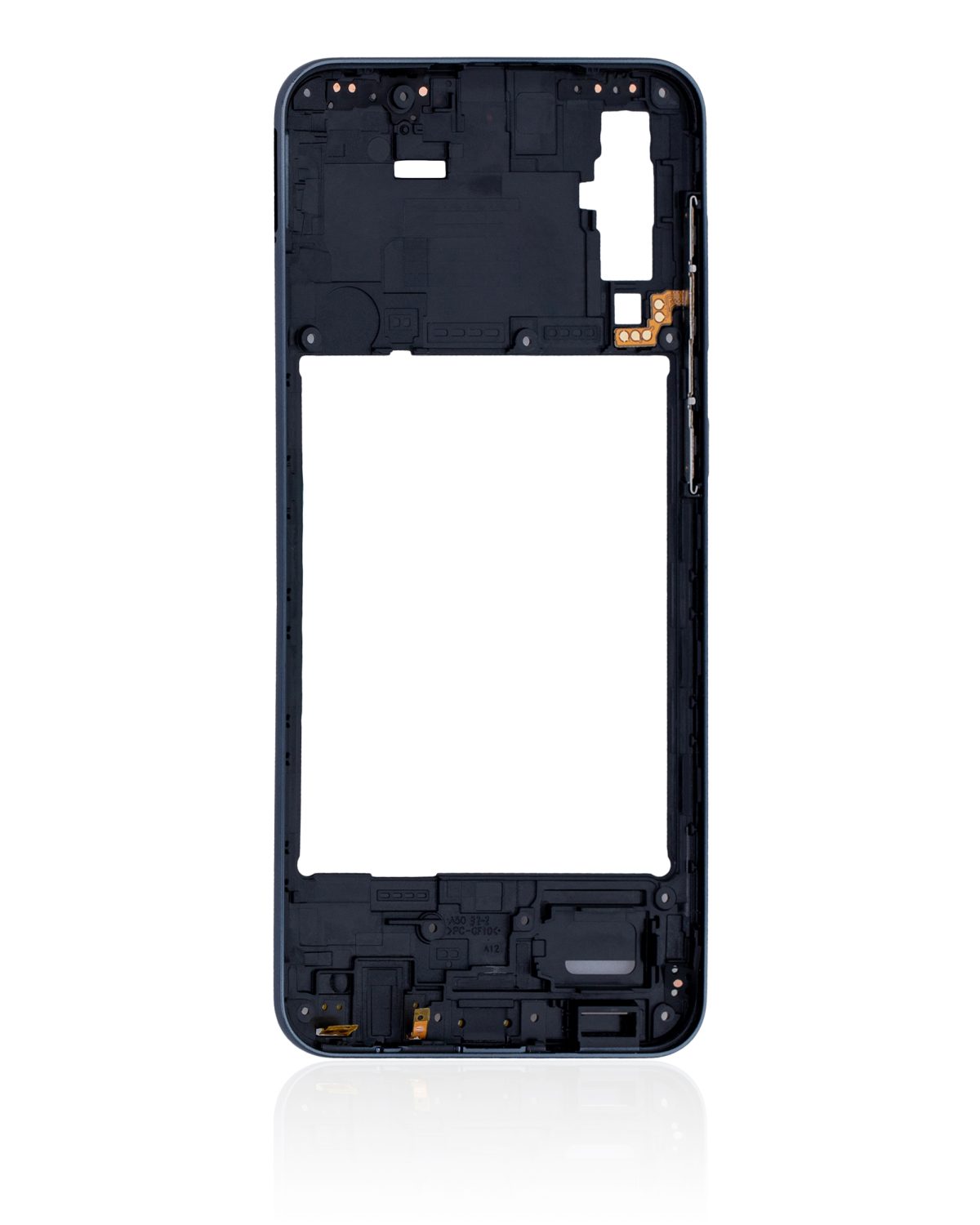 Samsung Galaxy A50 İle Uyumlu  Orta Çerçeve Kasası (A505 2019) (Uluslararası Sürüm) (Siyah) - Görsel 4
