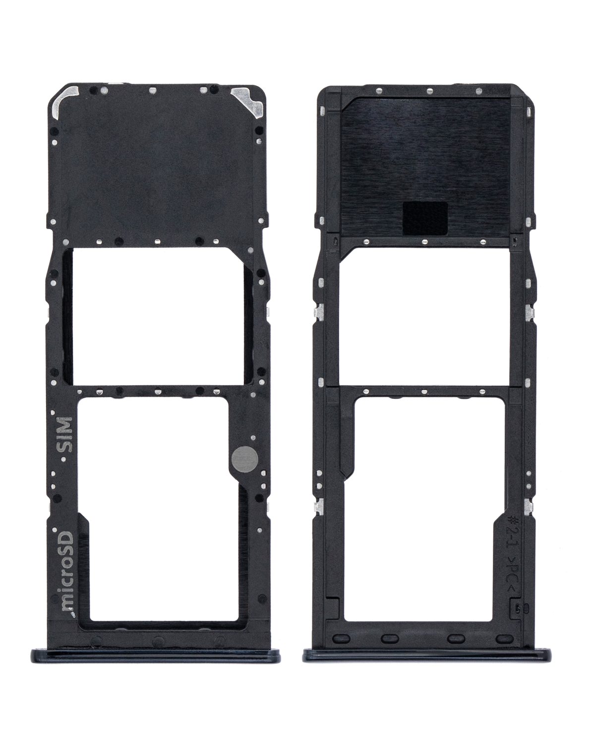 Samsung Galaxy A50 İle Uyumlu Tek Sim Kart Tepsisi S (A507 2019) (Prism Crush Siyah) - Görsel 2