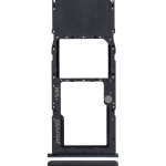 Samsung Galaxy A50 İle Uyumlu Tek Sim Kart Tepsisi S (A507 2019) (Prism Crush Siyah)