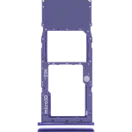 Samsung Galaxy A50 İle Uyumlu Tek Sim Kart Tepsisi S (A507 2019) (Prism Crush Violet)