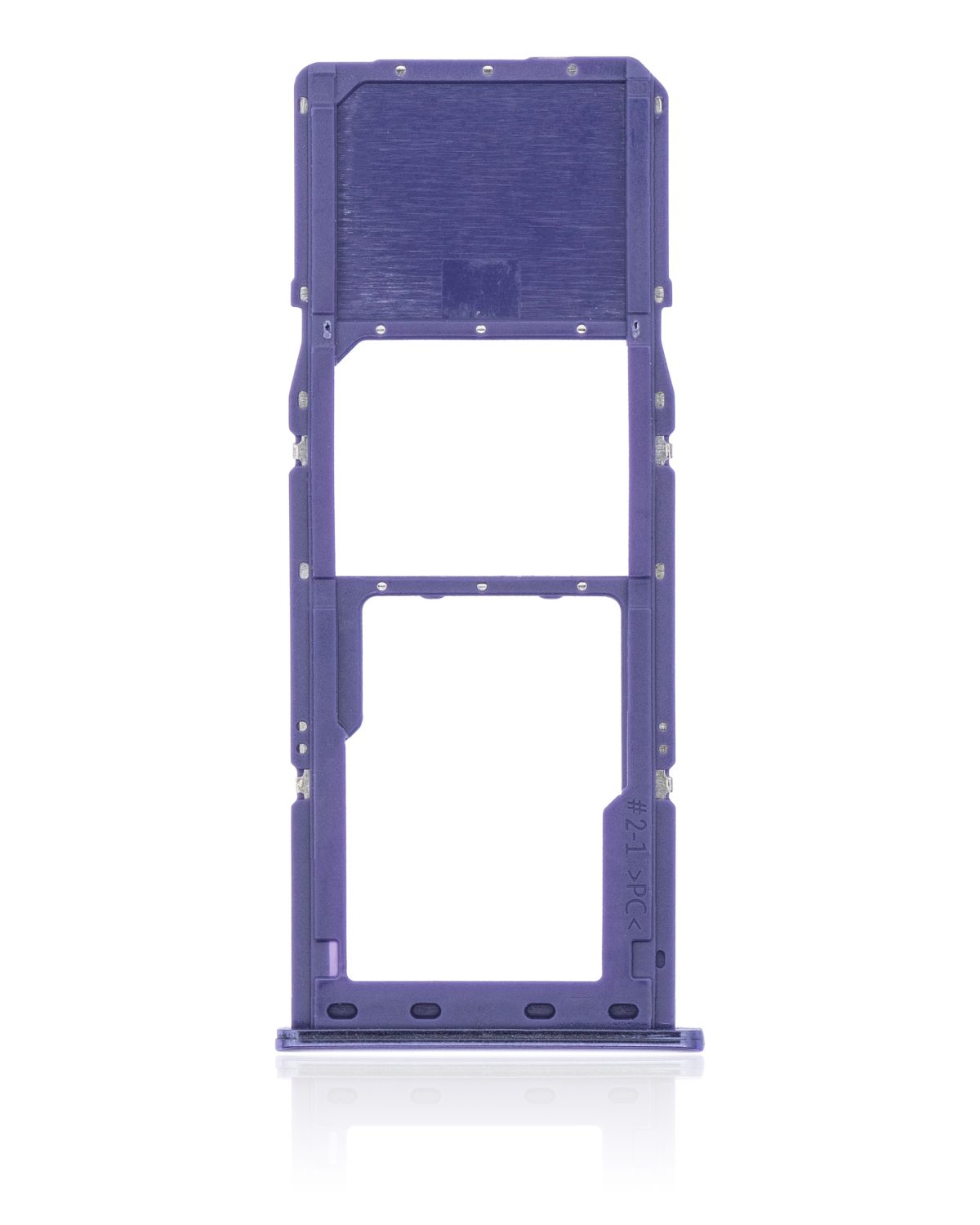 Samsung Galaxy A50 İle Uyumlu Tek Sim Kart Tepsisi S (A507 2019) (Prism Crush Violet) - Görsel 3