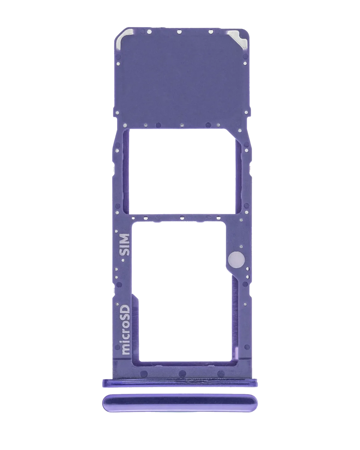 Samsung Galaxy A50 İle Uyumlu Tek Sim Kart Tepsisi S (A507 2019) (Prism Crush Violet) - Görsel 5