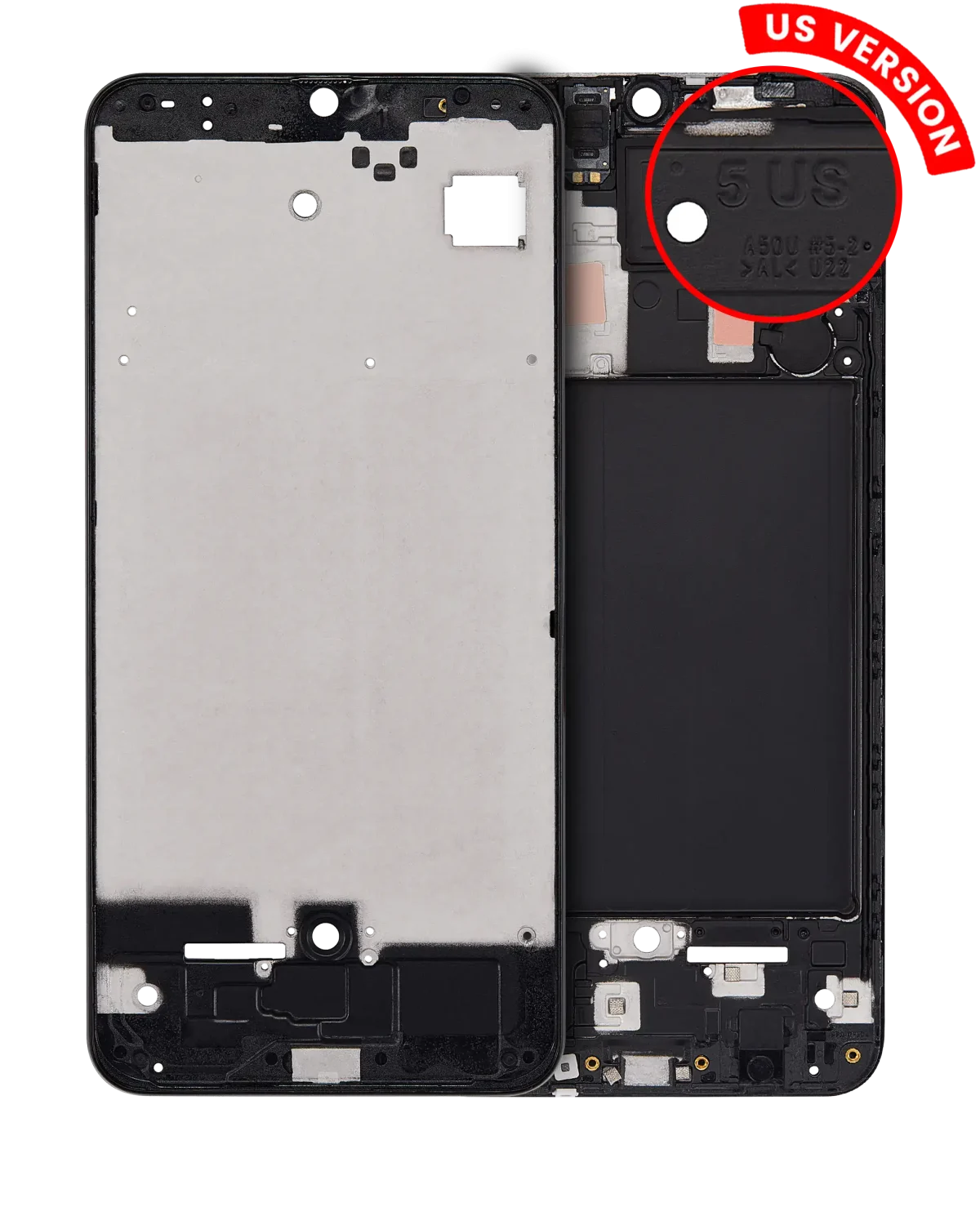Samsung Galaxy A50 LCD İle Uyumlu Çerçeve Muhafazası (A505 2019) (ABD Sürümü)