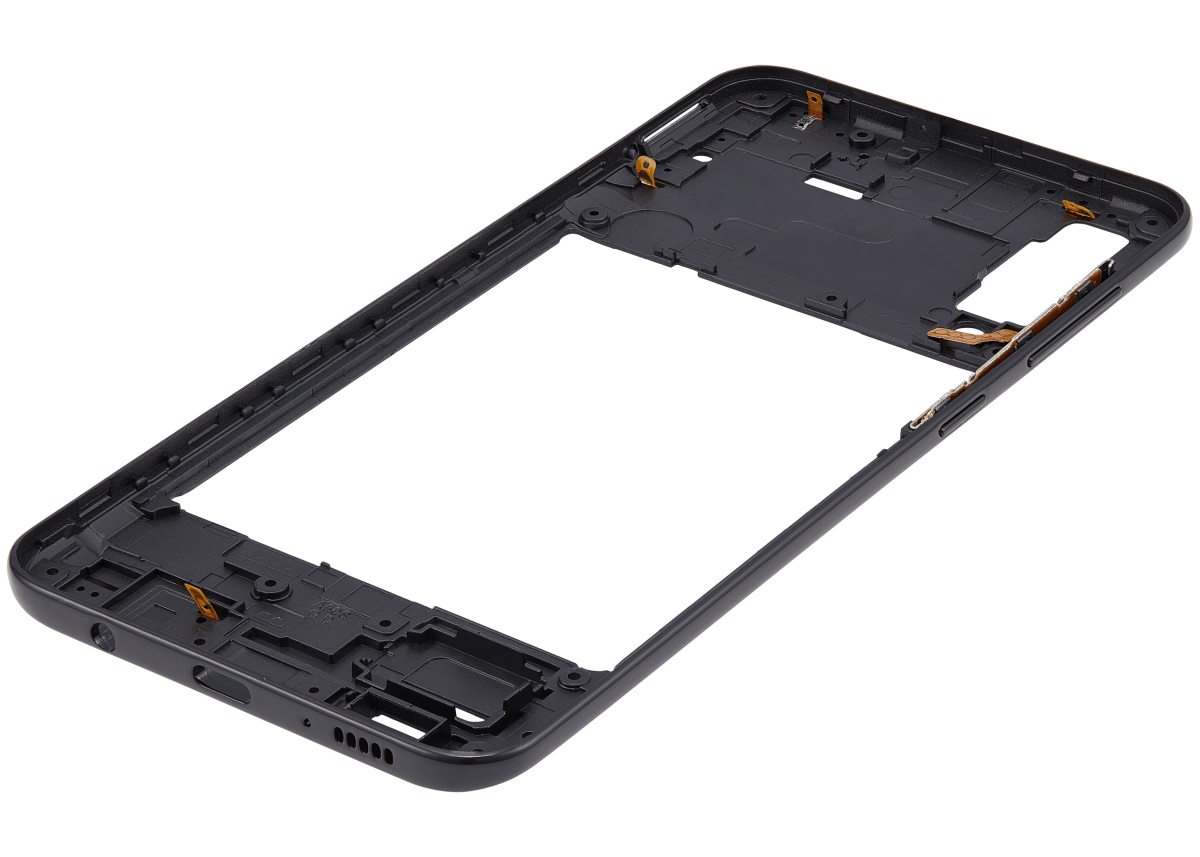 Samsung Galaxy A50 s İle Uyumlu  Orta Çerçeve Kasası (A507 2019) (Aftermarket Plus) (Prism Crush Black) - Görsel 6