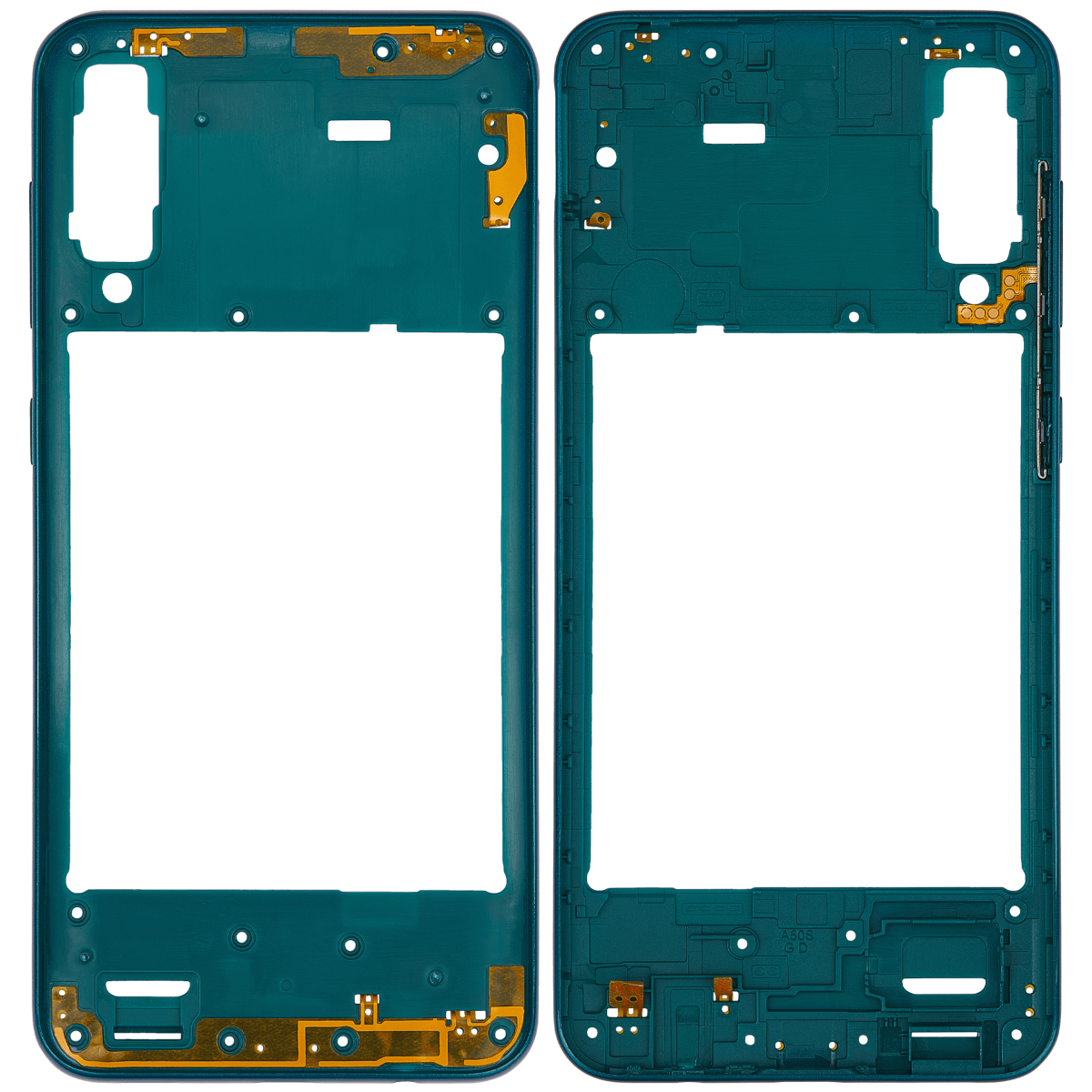 Samsung Galaxy A50 s İle Uyumlu  Orta Çerçeve Kasası (A507 2019) (Aftermarket Plus) (Prism Crush Green) - Görsel 2
