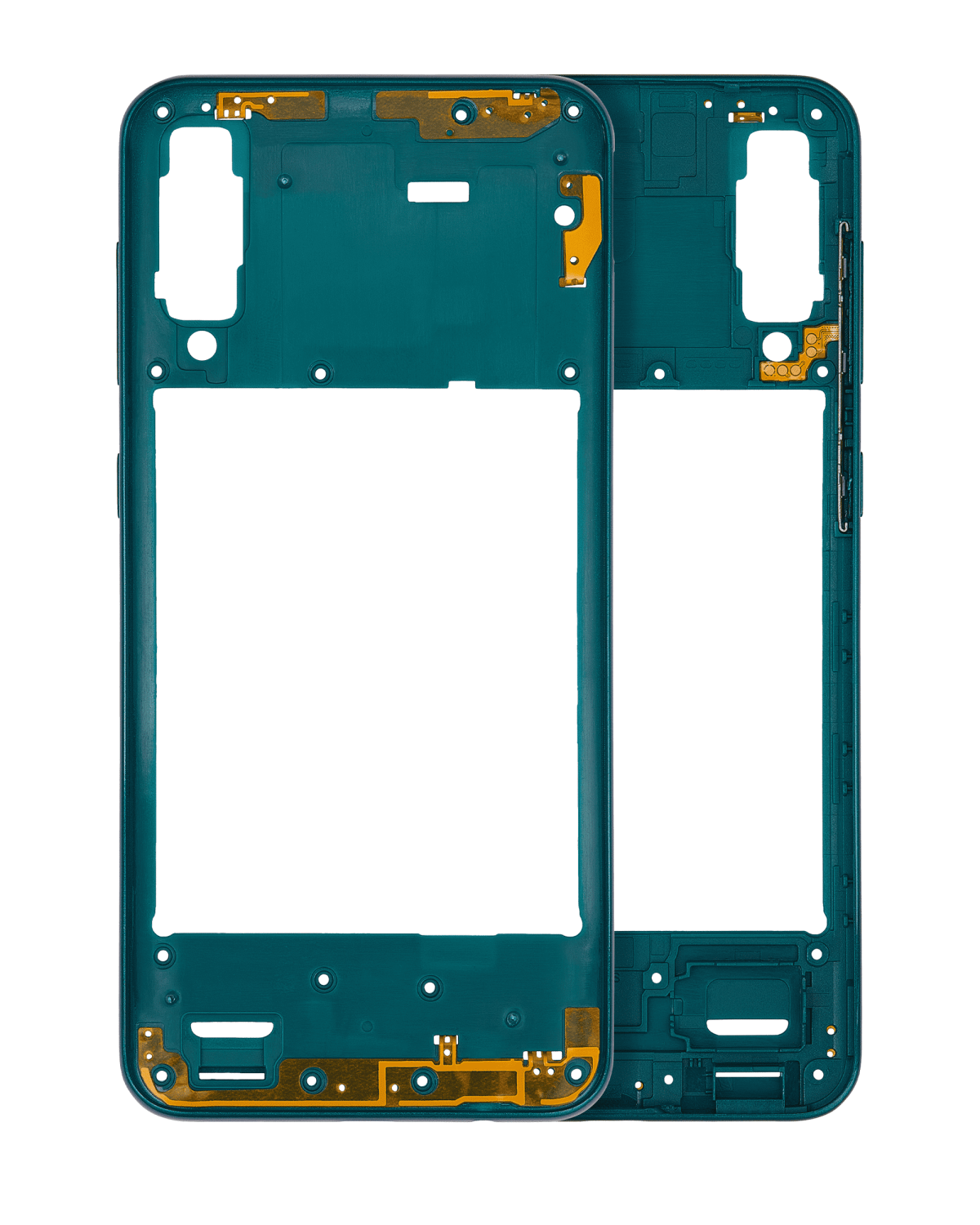 Samsung Galaxy A50 s İle Uyumlu  Orta Çerçeve Kasası (A507 2019) (Aftermarket Plus) (Prism Crush Green)