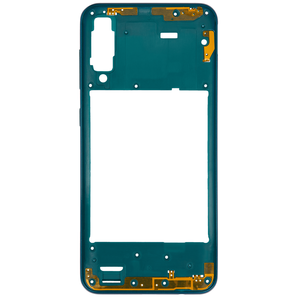 Samsung Galaxy A50 s İle Uyumlu  Orta Çerçeve Kasası (A507 2019) (Aftermarket Plus) (Prism Crush Green) - Görsel 3