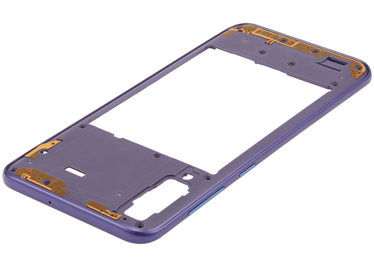 Samsung Galaxy A50 s İle Uyumlu  Orta Çerçeve Kasası (A507 2019) (Aftermarket Plus) (Prism Crush Violet) - Görsel 5