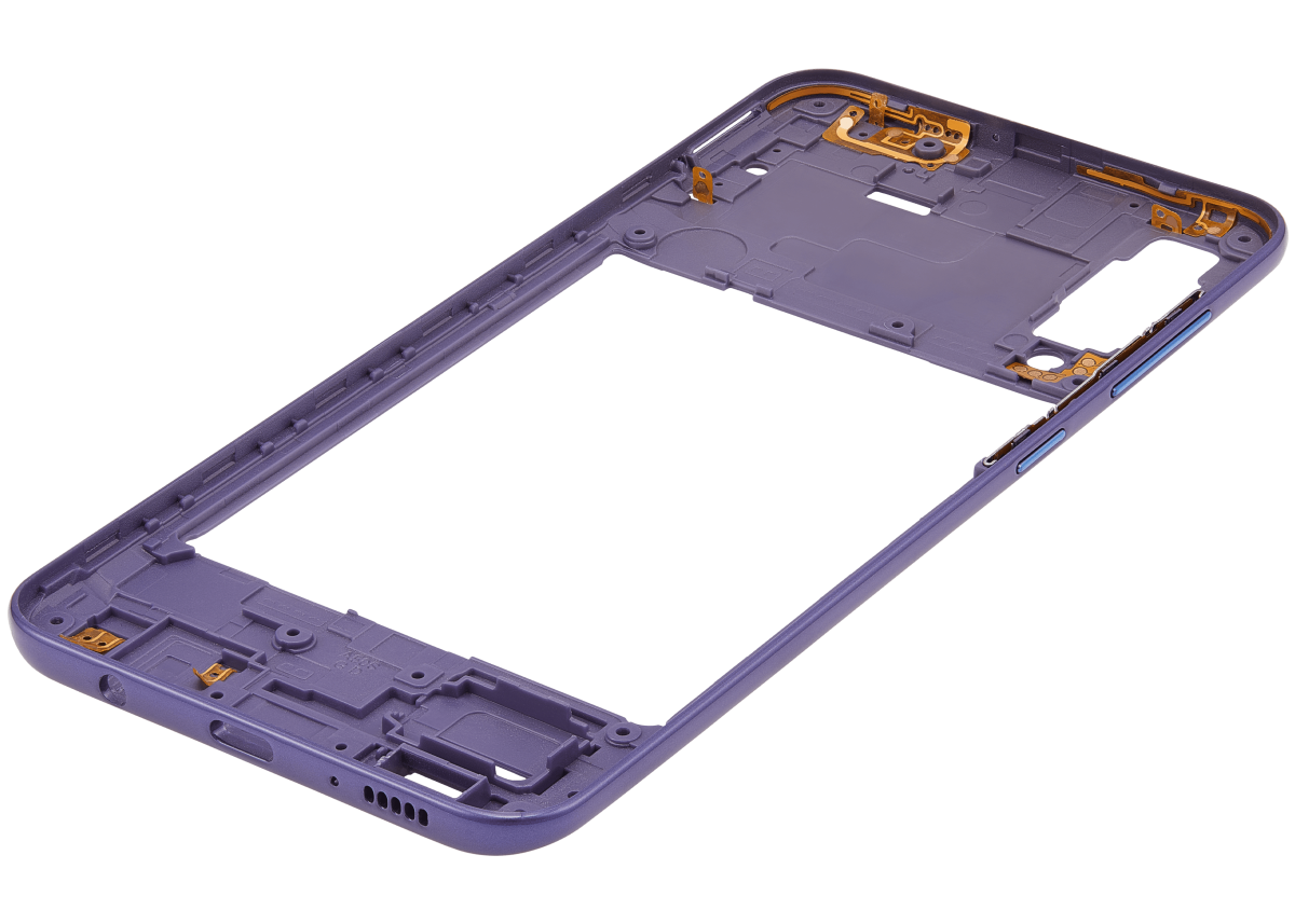 Samsung Galaxy A50 s İle Uyumlu  Orta Çerçeve Kasası (A507 2019) (Aftermarket Plus) (Prism Crush Violet) - Görsel 6