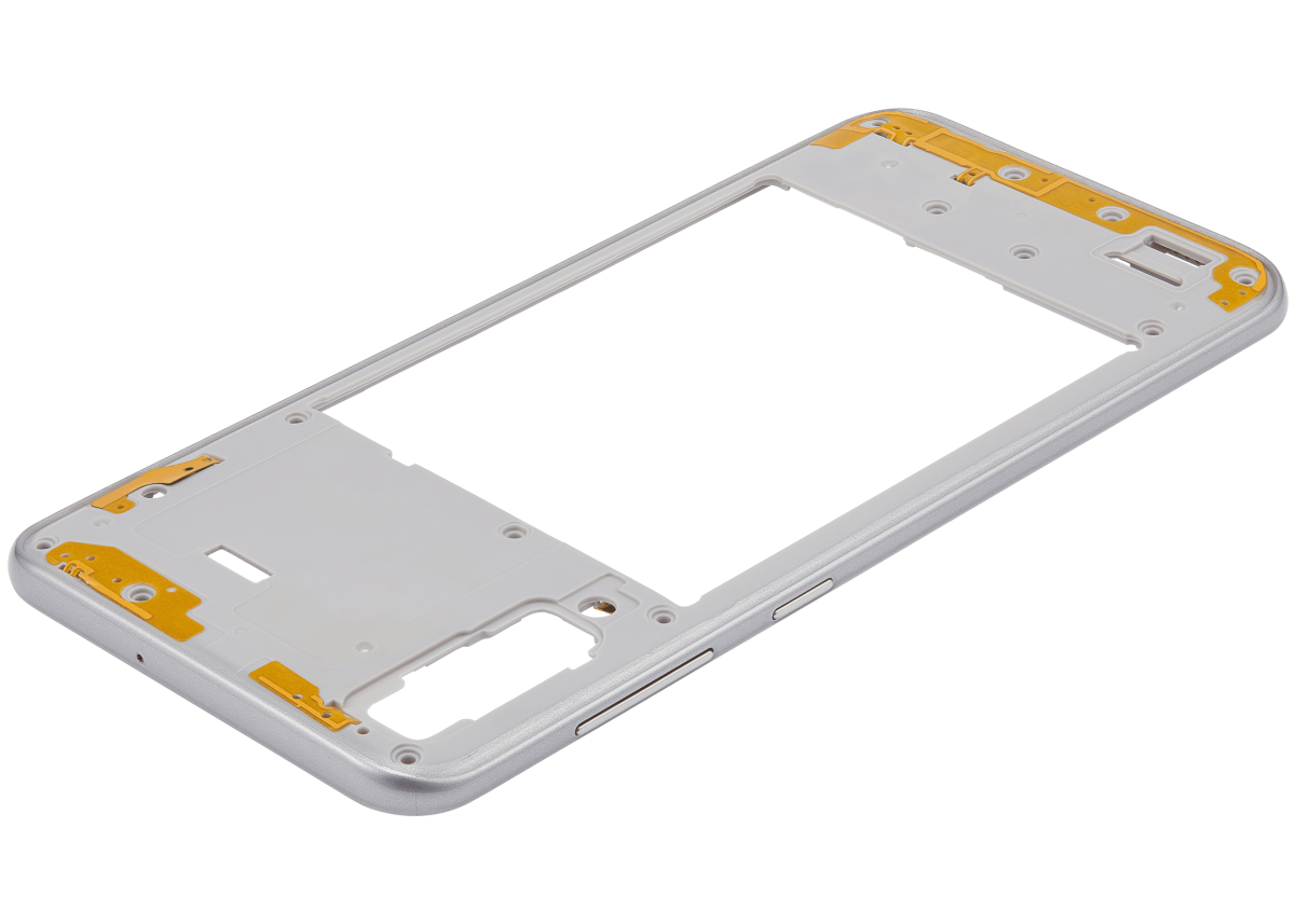 Samsung Galaxy A50 s İle Uyumlu  Orta Çerçeve Kasası (A507 2019) (Aftermarket Plus) (Prism Crush White) - Görsel 5