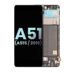 Samsung Galaxy A51 4G İle Uyumlu (A515 2019) (Servis Paketi) (Tüm Renkler) Çerçeveli ekran Orijinal Ekranı - Görsel 2