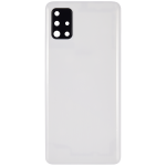 Samsung Galaxy A51 4G İle Uyumlu Arka Kapak Cam Kamera Lensli (A515 2019) (Aftermarket Plus) (Prism Crush Beyaz) - Görsel 3