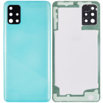 Samsung Galaxy A51 4G İle Uyumlu Arka Kapak Cam Kamera Lensli (A515 2019) (Aftermarket Plus) (Prism Crush Blue) - Görsel 2