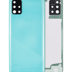 Samsung Galaxy A51 4G İle Uyumlu Arka Kapak Cam Kamera Lensli (A515 2019) (Aftermarket Plus) (Prism Crush Blue)
