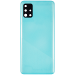 Samsung Galaxy A51 4G İle Uyumlu Arka Kapak Cam Kamera Lensli (A515 2019) (Aftermarket Plus) (Prism Crush Blue) - Görsel 3