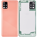 Samsung Galaxy A51 4G İle Uyumlu Arka Kapak Cam Kamera Lensli (A515 2019) (Aftermarket Plus) (Prism Crush Pembe) - Görsel 2
