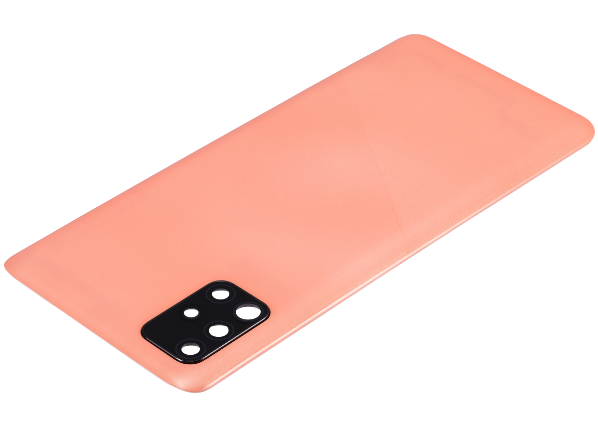 Samsung Galaxy A51 4G İle Uyumlu Arka Kapak Cam Kamera Lensli (A515 2019) (Aftermarket Plus) (Prism Crush Pembe) - Görsel 6