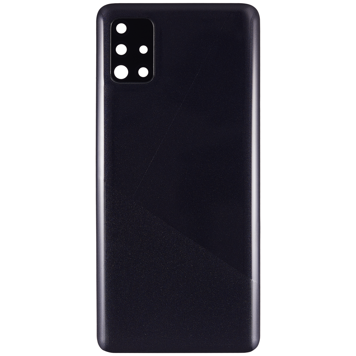 Samsung Galaxy A51 4G İle Uyumlu Arka Kapak Cam Kamera Lensli (A515 2019) (Aftermarket Plus) (Prism Crush Siyah) - Görsel 3
